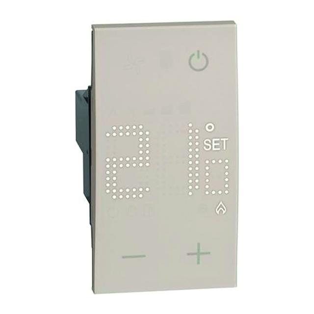 TERMOSTATO DIGITALE BTICINO LIVING NOW 230V 2 MODULI TOUCH USCITA A RELE' 1 CONTATTO SABBIA | Tecnomat TERMOSTATO DIGITALE BTICINO LIVING NOW 230V 2 MODULI TOUCH USCITA A RELE' 1 CONTATTO SABBIA | Tecnomat