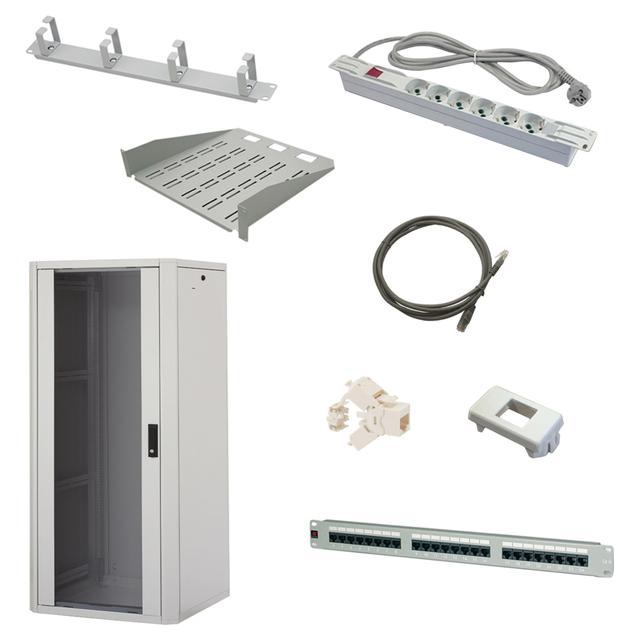 ARMADIO DA PAVIMENTO CAT5E FANTON 42 UNITA' COMPLETO DI ACCESSORI 800x800x2000 mm | Tecnomat ARMADIO DA PAVIMENTO CAT5E FANTON 42 UNITA' COMPLETO DI ACCESSORI 800x800x2000 mm - 2 | Tecnomat