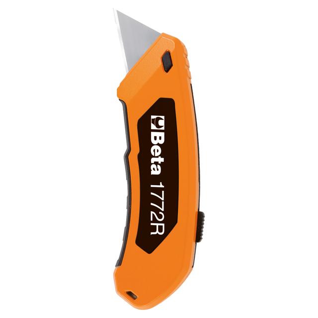 CUTTER ALLUMINIO 19 mm BETA 1772R LAMA TRAPEZIO RETRATTILE 5 LAME INCLUSE | Tecnomat CUTTER ALLUMINIO 19 mm BETA 1772R LAMA TRAPEZIO RETRATTILE 5 LAME INCLUSE - 2 | Tecnomat