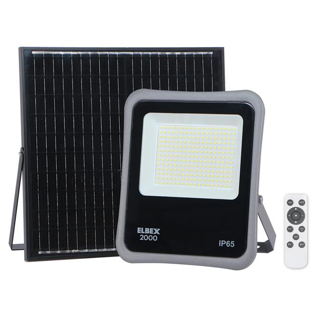 PROIETTORE SOLARE ELBEX SUDPOWER 1850lm 4000K IP65 CON PANNELLO E TELECOMANDO | Tecnomat PROIETTORE SOLARE ELBEX SUDPOWER 1850lm 4000K IP65 CON PANNELLO E TELECOMANDO - 2 | Tecnomat