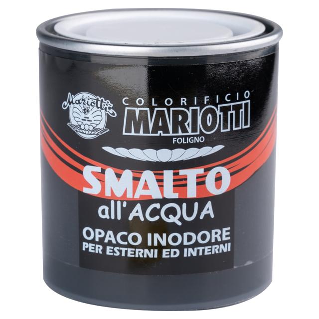 SMALTO ACQUA OPACO MARIOTTI NERO 125 ml INTERNO 10-12 m² CON 1 l | Tecnomat SMALTO ACQUA OPACO MARIOTTI NERO 125 ml INTERNO 10-12 m² CON 1 l | Tecnomat