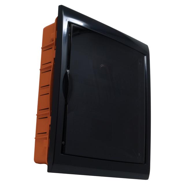 CENTRALINO SARTEL INCASSO 24 MODULI NERO FUME' CON PORTELLO | Tecnomat CENTRALINO SARTEL INCASSO 24 MODULI NERO FUME' CON PORTELLO | Tecnomat