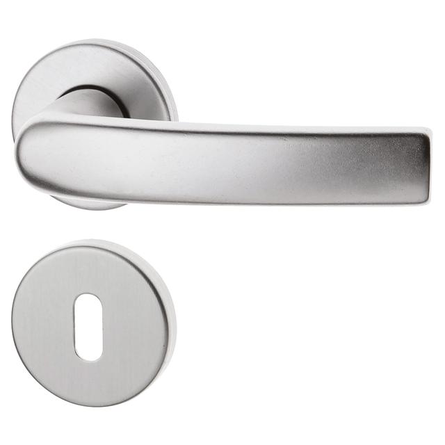 MANIGLIA A ROSETTA GHIDINI - 143 ALLUMINIO ARGENTATO QUADRO 8 mm | Tecnomat MANIGLIA A ROSETTA GHIDINI - 143 ALLUMINIO ARGENTATO QUADRO 8 mm | Tecnomat