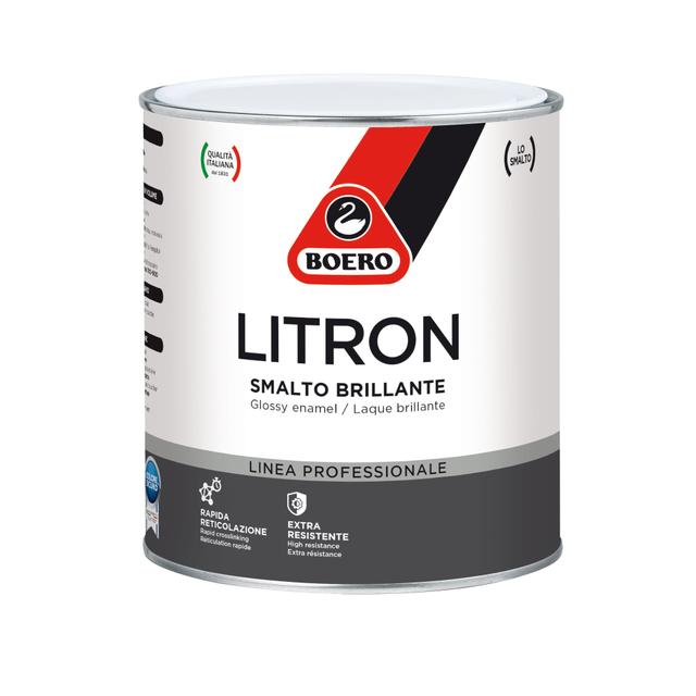 SMALTO SOLVENTE BRILLANTE BOERO 0,75 l LITRON AVORIO PORCELLANA 14 - 16 m²/l PRONTO USO | Tecnomat SMALTO SOLVENTE BRILLANTE BOERO 0,75 l LITRON AVORIO PORCELLANA 14 - 16 m²/l PRONTO USO - 2 | Tecnomat