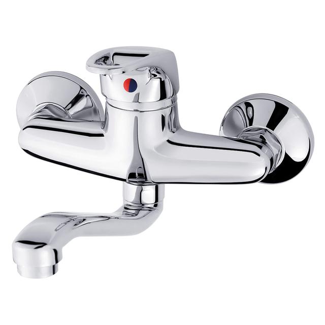 MISCELATORE LAVELLO A PARETE SYRIO CROMO CARTUCCIA CERAMICA Ø 40 mm | Tecnomat MISCELATORE LAVELLO A PARETE SYRIO CROMO CARTUCCIA CERAMICA Ø 40 mm | Tecnomat