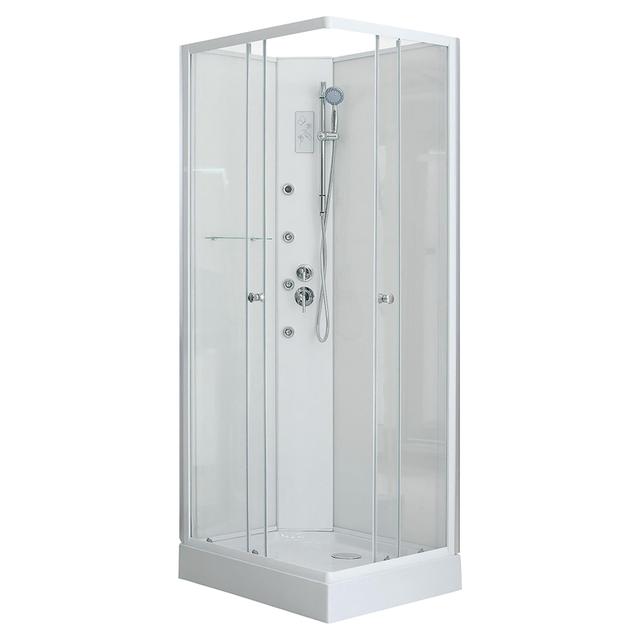CABINA IDRO NEPTIS RETTANGOLARE VETRO TRASPARENTE 4-5mm 70x214x100 cm (LxHxP) | Tecnomat CABINA IDRO NEPTIS RETTANGOLARE VETRO TRASPARENTE 4-5mm 70x214x100 cm (LxHxP) - 2 | Tecnomat