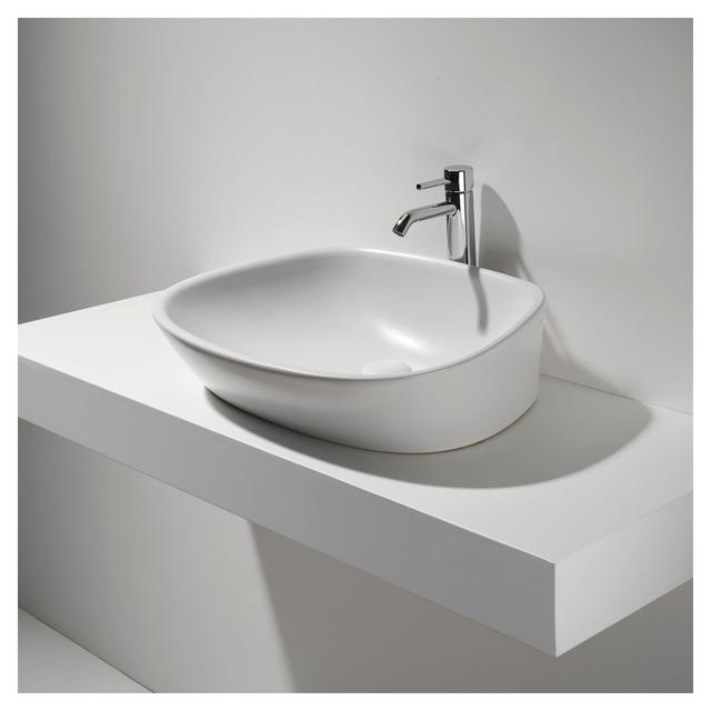 LAVABO D'APPOGGIO SIMAS BORMIO CERAMICA BIANCO MATT RETTANGOLARE 58x15x43 cm (LxHxP) | Tecnomat LAVABO D'APPOGGIO SIMAS BORMIO CERAMICA BIANCO MATT RETTANGOLARE 58x15x43 cm (LxHxP) | Tecnomat