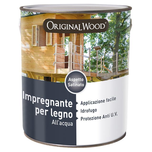 IMPREGNANTE ACQUA ORIGINAL WOOD 5 l NOCE CHIARO PER LEGNO 10-12 m² CON 1 l | Tecnomat IMPREGNANTE ACQUA ORIGINAL WOOD 5 l NOCE CHIARO PER LEGNO 10-12 m² CON 1 l - 2 | Tecnomat
