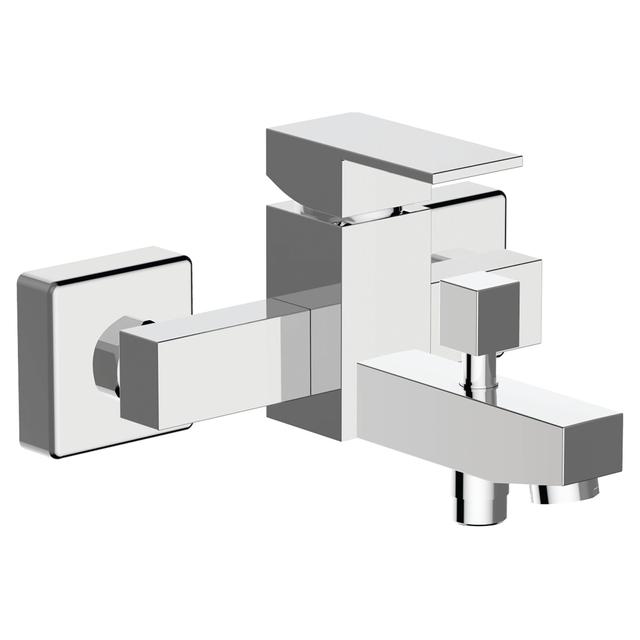 MISCELATORE VASCA ESTERNO ALASKA CROMO CARTUCCIA CERAMICA Ø 35 mm CON DOCCETTA IN DOTAZIONE | Tecnomat MISCELATORE VASCA ESTERNO ALASKA CROMO CARTUCCIA CERAMICA Ø 35 mm CON DOCCETTA IN DOTAZIONE - 2 | Tecnomat