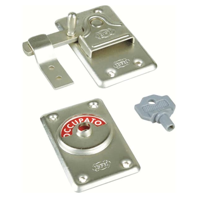 CATENACCIO LIBERO / OCCUPATO IBFM ACCIAIO NICHELATO | Tecnomat CATENACCIO LIBERO / OCCUPATO IBFM ACCIAIO NICHELATO - 2 | Tecnomat