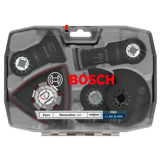 8 LAME BOSCH PER MULTIFUNZIONE CERAMICA LEGNO MULTIMATERIALE STARLOCK IN VALIGETTA | Tecnomat 8 LAME BOSCH PER MULTIFUNZIONE CERAMICA LEGNO MULTIMATERIALE STARLOCK IN VALIGETTA - 2 | Tecnomat