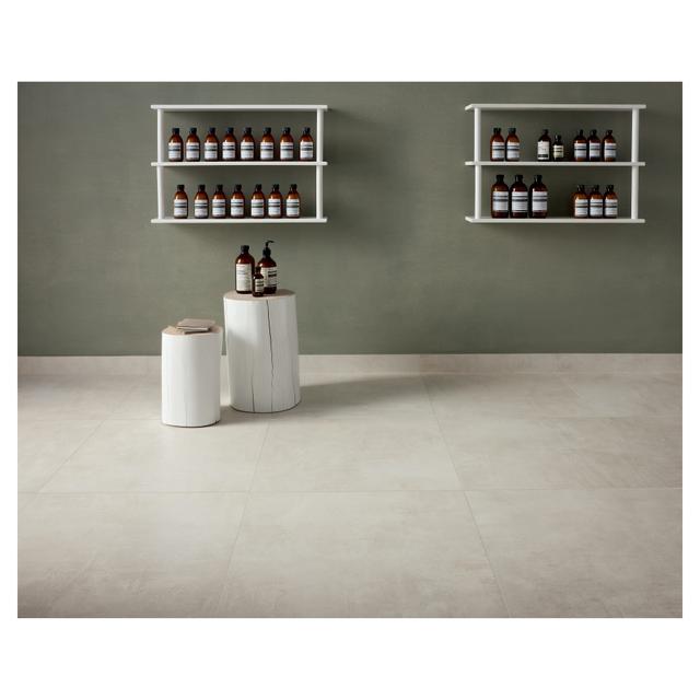 PAVIMENTO INTERNO CEMENT WHITE 80x80x0,85 cm PEI5 R10 GRES PORCELLANATO | Tecnomat PAVIMENTO INTERNO CEMENT WHITE 80x80x0,85 cm PEI5 R10 GRES PORCELLANATO - 2 | Tecnomat