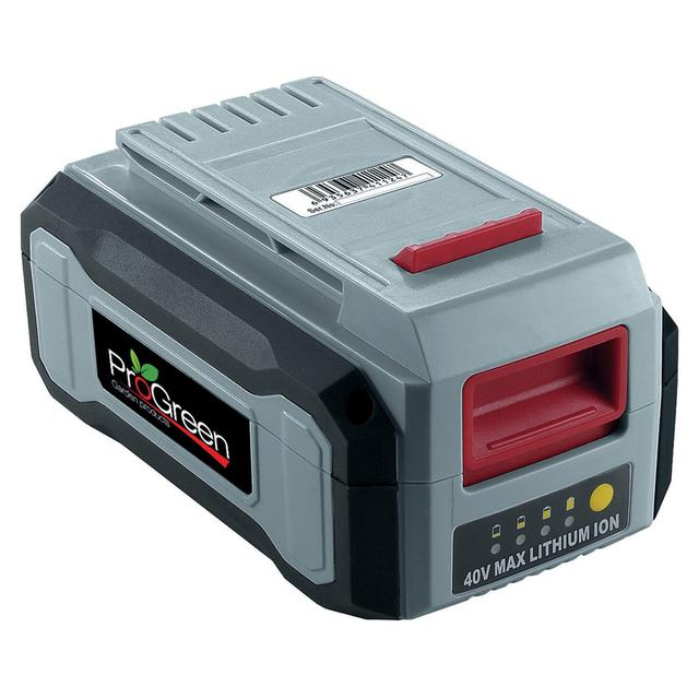 BATTERIA LITIO 40 V PROGREEN PGB4040 4Ah SAMSUNG CON INDICATORE DI CARICA PESO 1,25 kg | Tecnomat BATTERIA LITIO 40 V PROGREEN PGB4040 4Ah SAMSUNG CON INDICATORE DI CARICA PESO 1,25 kg | Tecnomat