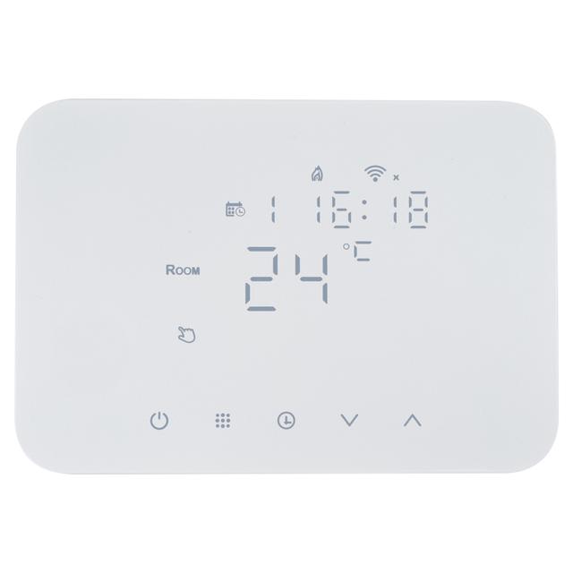 CRONOTERMOSTATO ISNATCH DA PARETE WI-FI 230V SMART CON APP DA REMOTO COLORE BIANCO | Tecnomat CRONOTERMOSTATO ISNATCH DA PARETE WI-FI 230V SMART CON APP DA REMOTO COLORE BIANCO | Tecnomat