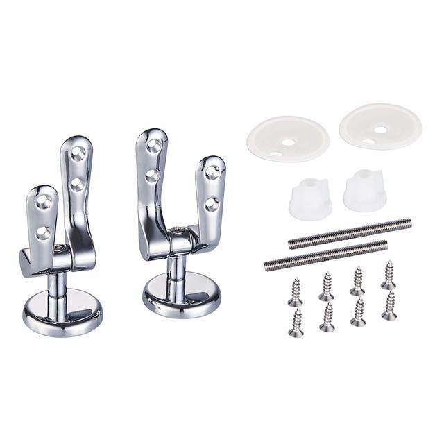 COPPIA CERNIERE UNIVERSALI PER COPRIWATER FISSAGGIO A VITE IN ZAMA | Tecnomat COPPIA CERNIERE UNIVERSALI PER COPRIWATER FISSAGGIO A VITE IN ZAMA | Tecnomat