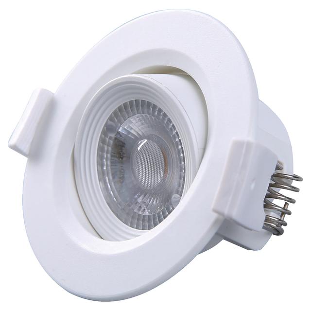 FARETTO DA INCASSO A LED 3W TONDO ORIENTABILE BIANCO 230 lumen 4000K FORO Ø60 mm | Tecnomat FARETTO DA INCASSO A LED 3W TONDO ORIENTABILE BIANCO 230 lumen 4000K FORO Ø60 mm | Tecnomat