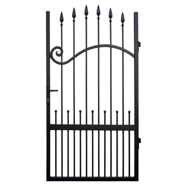 CANCELLETTO APOLLO NERO REVERSIBILE ZINCATO E VERNICIATO NERO 100x180 cm (LxH) | Tecnomat CANCELLETTO APOLLO NERO REVERSIBILE ZINCATO E VERNICIATO NERO 100x180 cm (LxH) - 2 | Tecnomat