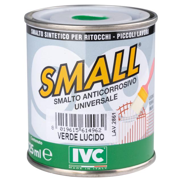 SMALTO SINTETICO RITOCCO UNIVERSAL SMALL VERDE 125 ml ANTICORROSIVO 12m² CON 1 l | Tecnomat SMALTO SINTETICO RITOCCO UNIVERSAL SMALL VERDE 125 ml ANTICORROSIVO 12m² CON 1 l | Tecnomat