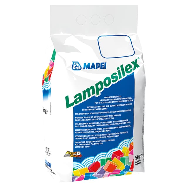 MALTA RAPIDA LAMPOSILEX 5 kg PER BLOCCAGGI INFILTRAZIONI | Tecnomat MALTA RAPIDA LAMPOSILEX 5 kg PER BLOCCAGGI INFILTRAZIONI - 2 | Tecnomat