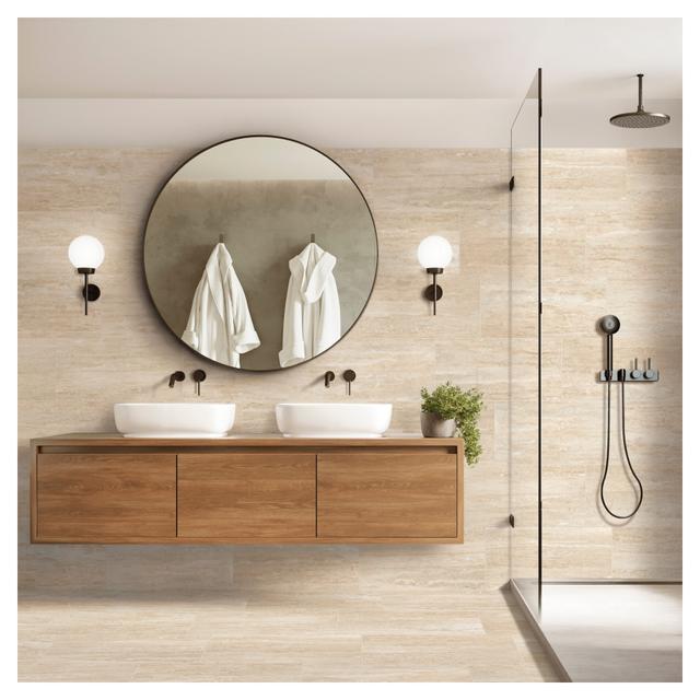 PAVIMENTO INTERNO NEW TRAVERTINO 30x60x0,74 cm (PEI 3/5) R9 MONOCOTTURA | Tecnomat PAVIMENTO INTERNO NEW TRAVERTINO 30x60x0,74 cm (PEI 3/5) R9 MONOCOTTURA - 2 | Tecnomat