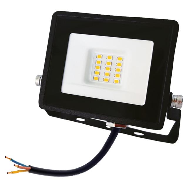 PROIETTORE LED SUPREMA 10W 900lm 4000K LUCE BIANCA CON CAVO 20cm 105x88x21mm IP65 | Tecnomat PROIETTORE LED SUPREMA 10W 900lm 4000K LUCE BIANCA CON CAVO 20cm 105x88x21mm IP65 - 2 | Tecnomat