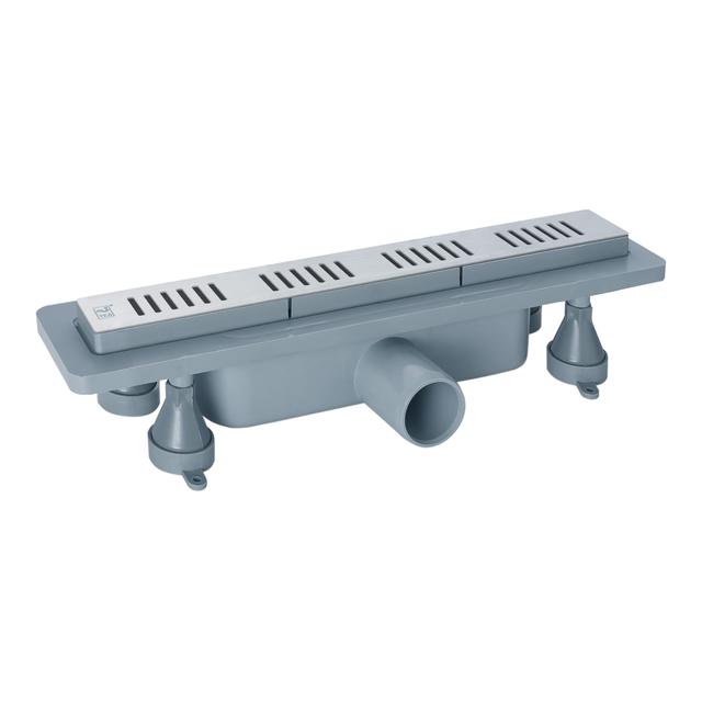 CANALINA DOCCIA FILO PAVIMENTO TEA BASICFLOW FENCE L 400 mm SCARICO Ø 50 mm | Tecnomat CANALINA DOCCIA FILO PAVIMENTO TEA BASICFLOW FENCE L 400 mm SCARICO Ø 50 mm - 2 | Tecnomat