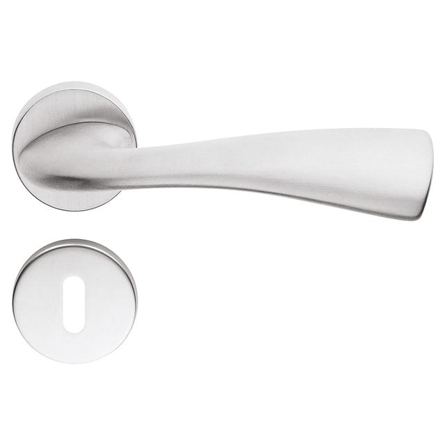 MANIGLIA A ROSETTA MARTINELLI - FLEXI ALLUMINIO CROMO SATINATO QUADRO 8 mm ROSETTA 4 mm | Tecnomat MANIGLIA A ROSETTA MARTINELLI - FLEXI ALLUMINIO CROMO SATINATO QUADRO 8 mm ROSETTA 4 mm | Tecnomat