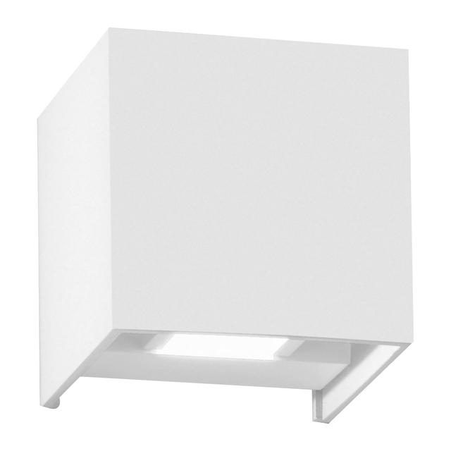 APPLIQUE LED ALFA 2x5W 660 lumen 3000K LUCE CALDA 10x10x10 cm COLORE BIANCO IP65 | Tecnomat APPLIQUE LED ALFA 2x5W 660 lumen 3000K LUCE CALDA 10x10x10 cm COLORE BIANCO IP65 - 2 | Tecnomat