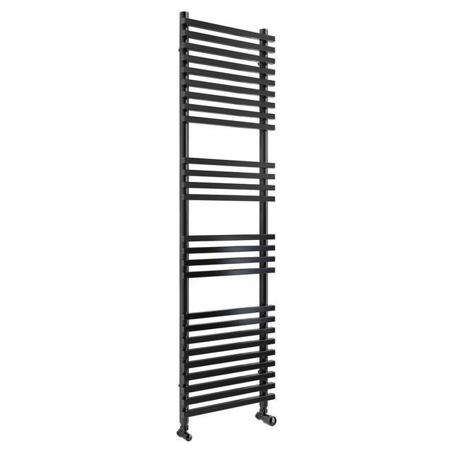 TERMOARREDO TRAPANI 1400x500 mm (HxL) INTERASSE 450 mm 670 WATT QUADRATO BLACK NICHEL | Tecnomat TERMOARREDO TRAPANI 1400x500 mm (HxL) INTERASSE 450 mm 670 WATT QUADRATO BLACK NICHEL - 2 | Tecnomat