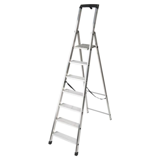 SCALA PIU' SU FACAL ALLUMINIO 7 GRADINI PESO 8,20 kg PORTATA 150 kg ALTEZZA PEDANA 159 cm | Tecnomat SCALA PIU' SU FACAL ALLUMINIO 7 GRADINI PESO 8,20 kg PORTATA 150 kg ALTEZZA PEDANA 159 cm | Tecnomat