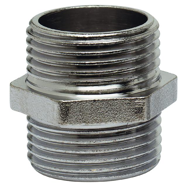 NIPPLE RASTELLI OTTONE OTTONE CROMATO 1/2 | Tecnomat NIPPLE RASTELLI OTTONE OTTONE CROMATO 1/2 - 2 | Tecnomat
