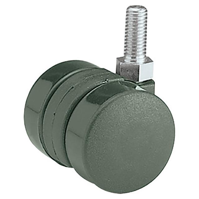 RUOTA GEMELLATA Ø 37 mm PORTATA 50 kg POLIPROPILENE NERO SUPPORTO A PERNO FILETTATO | Tecnomat RUOTA GEMELLATA Ø 37 mm PORTATA 50 kg POLIPROPILENE NERO SUPPORTO A PERNO FILETTATO | Tecnomat