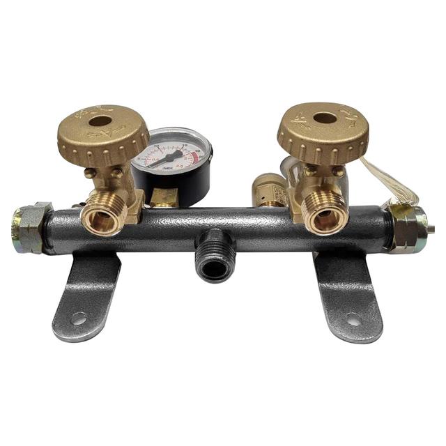 CENTRALINA GPL COMPACT FERRARI 2 BOMBOLE GPL 3 USCITE CON VALVOLA SICUREZZA E MANOMETRO | Tecnomat CENTRALINA GPL COMPACT FERRARI 2 BOMBOLE GPL 3 USCITE CON VALVOLA SICUREZZA E MANOMETRO | Tecnomat