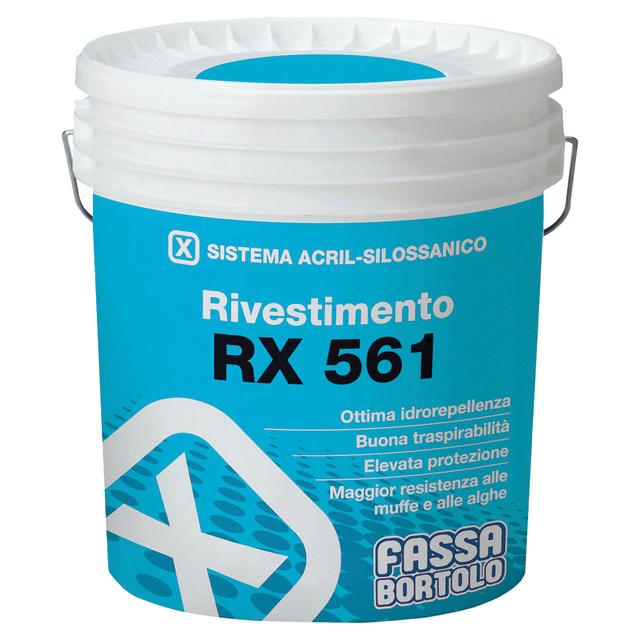 RIVESTIMENTO ACRILSILOSSANICO FASSA 25kg 1,5mm RX561 BIANCO RUSTICO PER ESTERNO 2-2,5 kg/m² | Tecnomat RIVESTIMENTO ACRILSILOSSANICO FASSA 25kg 1,5mm RX561 BIANCO RUSTICO PER ESTERNO 2-2,5 kg/m² | Tecnomat