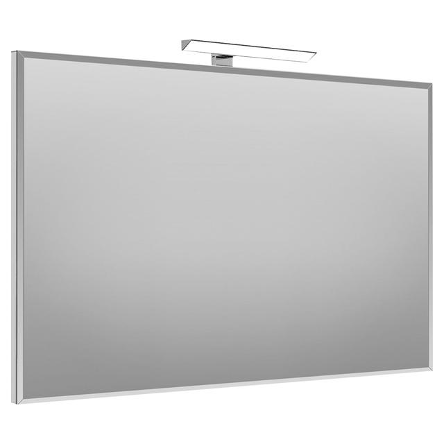 SPECCHIO PEPPER 90x60 cm (LxH) BISELLATO REVERSIBILE CON LAMPADA LED LUCE FREDDA 5 W INCLUSA | Tecnomat SPECCHIO PEPPER 90x60 cm (LxH) BISELLATO REVERSIBILE CON LAMPADA LED LUCE FREDDA 5 W INCLUSA | Tecnomat