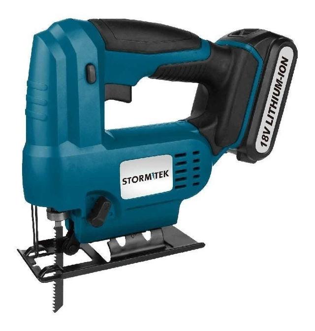 SEGHETTO ALTERNATIVO STORMTEK 18 V M06491 LITIO 1,3 Ah 0-2400 giri RICARICA 3 h | Tecnomat SEGHETTO ALTERNATIVO STORMTEK 18 V M06491 LITIO 1,3 Ah 0-2400 giri RICARICA 3 h | Tecnomat
