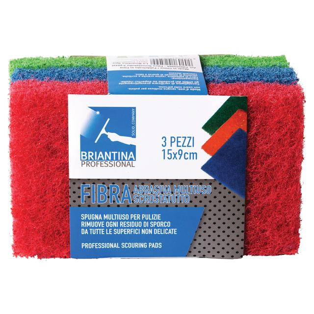 SPUGNA FIBRA ABRASIVA SCROSTATUTTO MULTIUSO 15 x 9 cm 3 PEZZI | Tecnomat SPUGNA FIBRA ABRASIVA SCROSTATUTTO MULTIUSO 15 x 9 cm 3 PEZZI | Tecnomat
