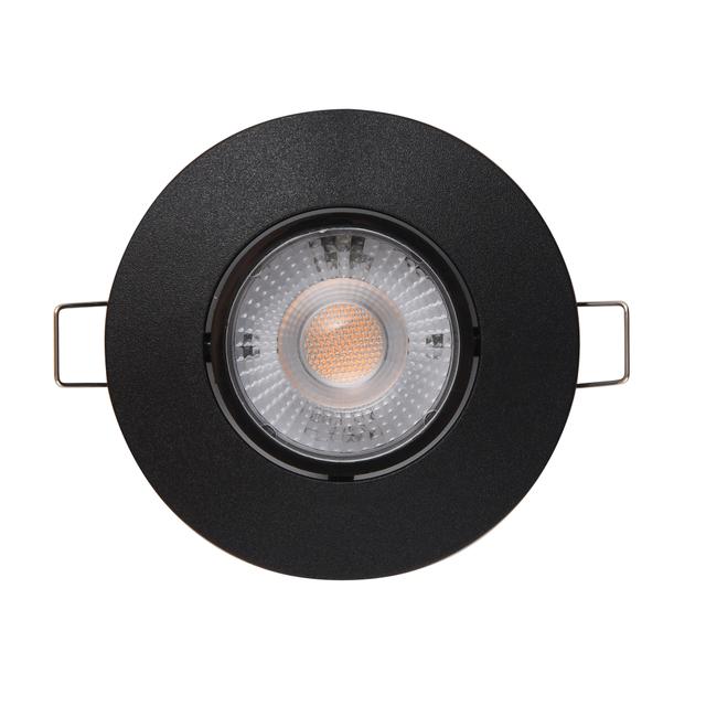 FARETTO DA INCASSO LED VIVIDA OMEGA NERO 4,9W FINO 400 lumen CCT ORIENTABILE FORO Ø90mm IP40 | Tecnomat FARETTO DA INCASSO LED VIVIDA OMEGA NERO 4,9W FINO 400 lumen CCT ORIENTABILE FORO Ø90mm IP40 | Tecnomat