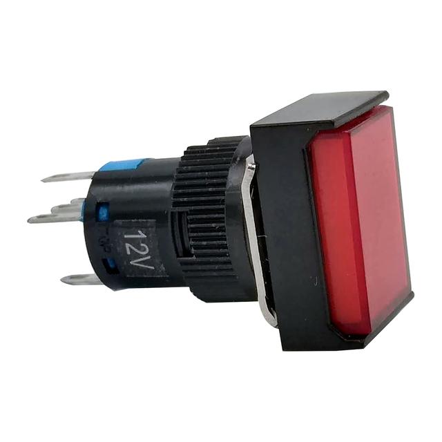 DEVIATORE A PRESSIONE 5A COLORE ROSSO TERMINALI FASTON A SALDARE 12V | Tecnomat DEVIATORE A PRESSIONE 5A COLORE ROSSO TERMINALI FASTON A SALDARE 12V | Tecnomat