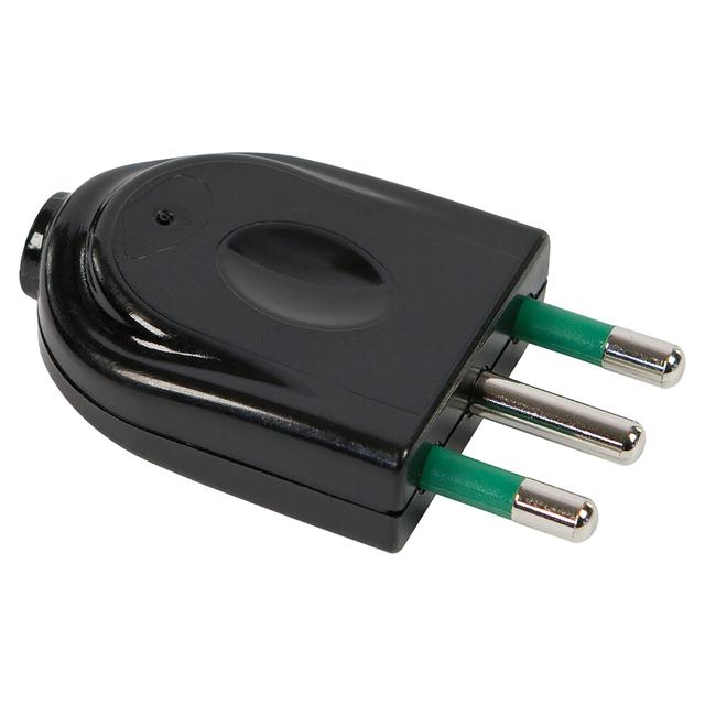 SPINA VOLANTE FANTON 2P+T 16A 250V COLORE NERO | Tecnomat SPINA VOLANTE FANTON 2P+T 16A 250V COLORE NERO - 2 | Tecnomat