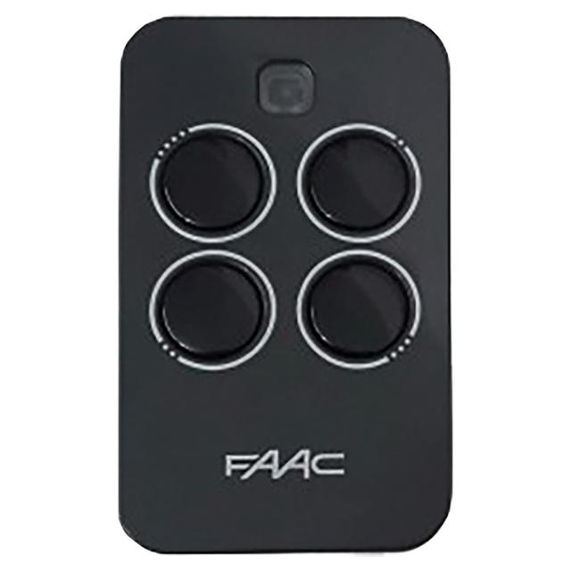 RADIOCOMANDO FAAC QUADRICANALE 433,92 Mhz COLORE NERO PER KIT HKS E CKS | Tecnomat RADIOCOMANDO FAAC QUADRICANALE 433,92 Mhz COLORE NERO PER KIT HKS E CKS | Tecnomat