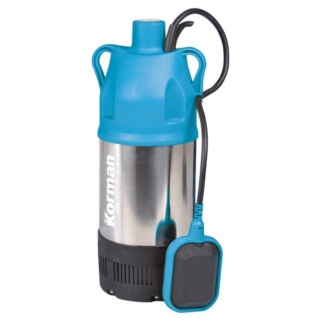 POMPA SOMMERSA 1000 W ACQUE PULITE INOX KORMAN PREVALENZA MAX 40 m PROFONDITA' MAX 7 m | Tecnomat POMPA SOMMERSA 1000 W ACQUE PULITE INOX KORMAN PREVALENZA MAX 40 m PROFONDITA' MAX 7 m | Tecnomat