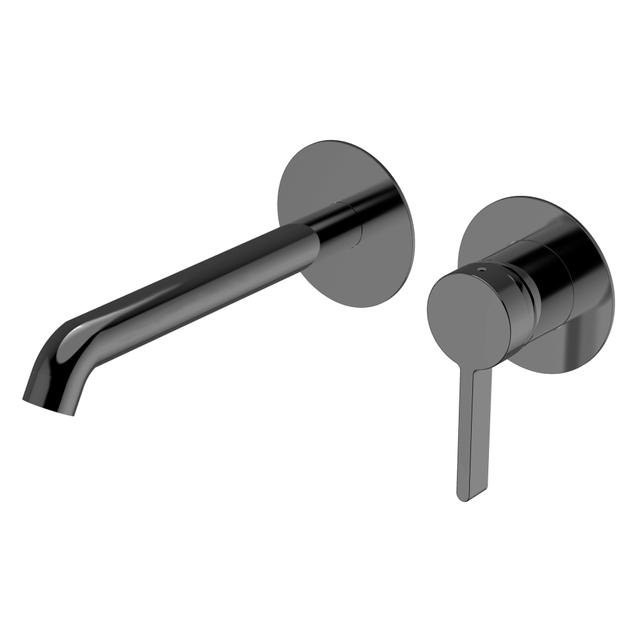 MISCELATORE LAVABO A PARETE HUBER LODGE BLACK TITANIUM CARTUCCIA Ø 35 mm | Tecnomat MISCELATORE LAVABO A PARETE HUBER LODGE BLACK TITANIUM CARTUCCIA Ø 35 mm | Tecnomat