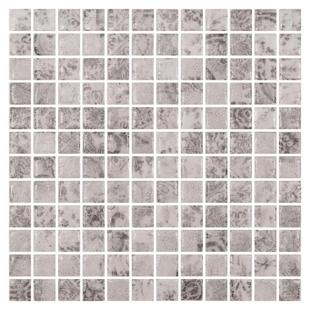 MOSAICO DECO VINTAGE GRIS RETE 2,5x2,5 c PASTA DI VETRO VENDITA AL FOGLIO | Tecnomat MOSAICO DECO VINTAGE GRIS RETE 2,5x2,5 c PASTA DI VETRO VENDITA AL FOGLIO - 2 | Tecnomat