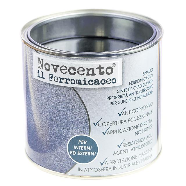 SMALTO FERROMICACEO NOVECENTO 250 ml GRANA MEDIA CANNA DI FUCILE 8-10 m² CON 1 l DA DILUIRE | Tecnomat SMALTO FERROMICACEO NOVECENTO 250 ml GRANA MEDIA CANNA DI FUCILE 8-10 m² CON 1 l DA DILUIRE - 2 | Tecnomat