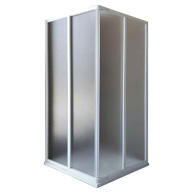 BOX DOCCIA BAHAMAS (68-79)x(78-89)H185cm VETRO TEMPERATO STAMPATO 3mm PROFILI BIANCHI | Tecnomat BOX DOCCIA BAHAMAS (68-79)x(78-89)H185cm VETRO TEMPERATO STAMPATO 3mm PROFILI BIANCHI - 2 | Tecnomat