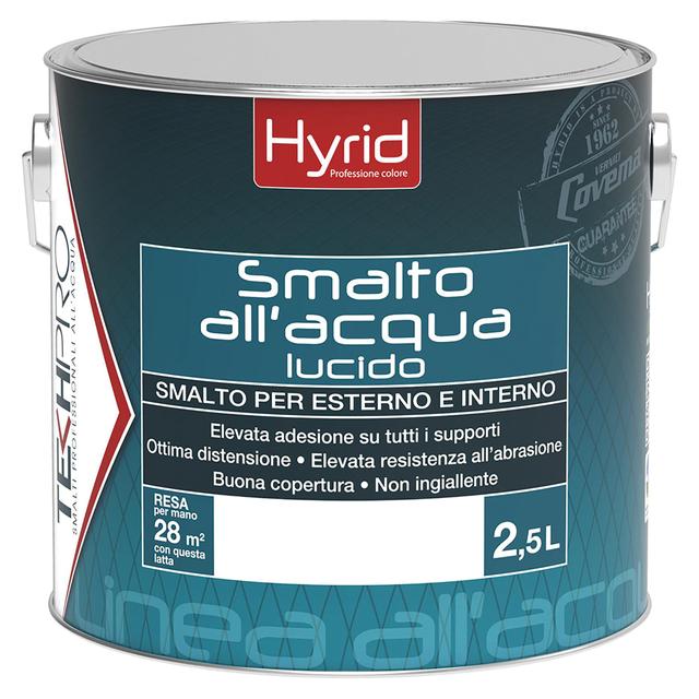SMALTO ACQUA LUCIDO COVEMA 2,5 l NERO 8 m² CON 1 l | Tecnomat SMALTO ACQUA LUCIDO COVEMA 2,5 l NERO 8 m² CON 1 l | Tecnomat