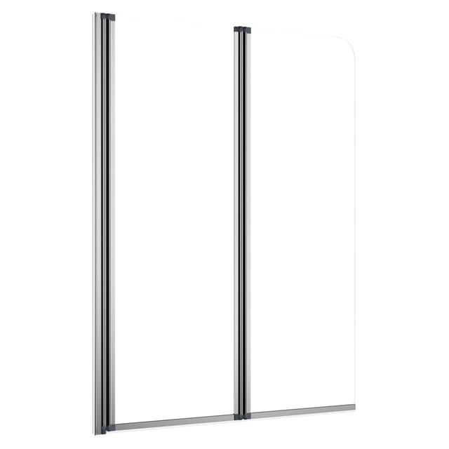 PARETE VASCA FREEPORT PIEGHEVOLE 2 ANTE 100xH130 cm TRASPARENTE 4 mm PROFILO BIANCO | Tecnomat PARETE VASCA FREEPORT PIEGHEVOLE 2 ANTE 100xH130 cm TRASPARENTE 4 mm PROFILO BIANCO | Tecnomat