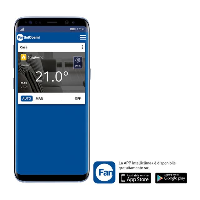 CRONOTERMOSTATO DA PARETE FANTINI DIGITALE WIFI TOUCH SCREEN BIANCO RETROILLUMINATO | Tecnomat CRONOTERMOSTATO DA PARETE FANTINI DIGITALE WIFI TOUCH SCREEN BIANCO RETROILLUMINATO - 2 | Tecnomat