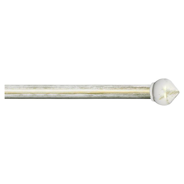 BASTONE PER TENDE BULBO Ø 20-17 mm 120-210 cm FERRO AVORIO/ORO CON ACCESSORI | Tecnomat BASTONE PER TENDE BULBO Ø 20-17 mm 120-210 cm FERRO AVORIO/ORO CON ACCESSORI | Tecnomat